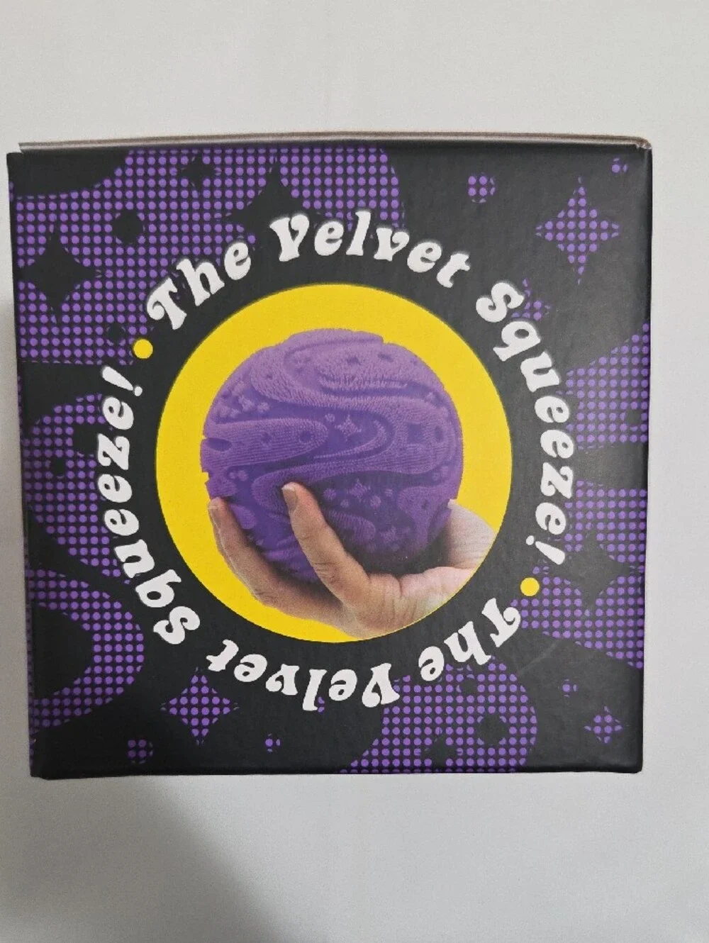 Needoh Super Fuzz Ball Purple Stress Toy-Authentic